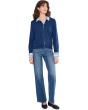 Cardigan with Woven Trims