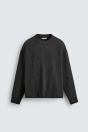 Zara ТЕКСТУРИРОВАННЫЙ СВИТЕР ИЗ СИНЕЛИ 495688900-802-2