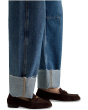 Mercer High-Rise Cuffed Barrel Jeans in 11 Years Enrich