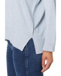 Split-Neck Pullover Sweater