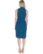 Aerowash Collared Elastic Waist Self Tie Midi
