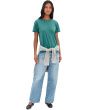 Short Sleeve Step Hem Crew Neck Short Sleeve Tee