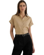 Linen Dolman-Sleeve Shirt