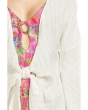 Radiance Plunge Tie Front Tunic Cover-up