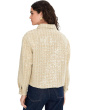 Long Sleeve Button-Down Tweed Jacket