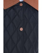 Single Breasted Quilt Twill Collar