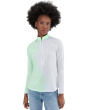 Sunsense Gradient Stripe Long Sleeve Quarter Zip