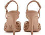 Hannie Caged Toe Slingback Peep Toe Sandals