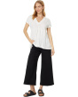 V-Neck Short Sleeve Tier Top