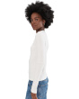 Heather Tipped Long Sleeve Crew
