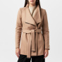 Ted Baker Женское шерстяное короткое пальто с поясом