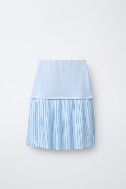 Zara ЮБКА СО СКЛАДКАМИ СРЕДНЕЙ ДЛИНЫ 521874703-406-7