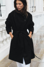 Zara Мягкое ПАЛЬТО С ЧЕРНЫМ поясом