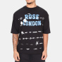 Rose London Футболка в полоску с граффити