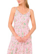 Floral Spaghetti Strap Tiered Midi Dress