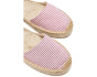 Seersucker Lauren Lace-up Espadrille
