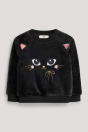 C&A Толстовка из искусственного меха кошки 2260286 черный