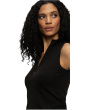 Sleeveless Zip Mock