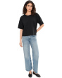 Pima Cotton Stretch Jersey Crew Neck Tee