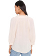Kali 3/4 Sleeve Ruffle Neck