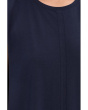 Pima Cotton Stretch Jersey Crew Neck Dress