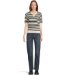 Rosanna Striped Puff Sleeve Sweater