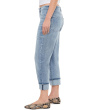 28" Marley Mid-Rise Cropped Girlfriend Jeans Cuffed