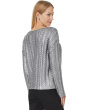 Foiled Cable - Cable Sweater with Foil Coating