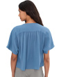 Short Sleeve Front Shirring Blouse