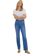 Straight Front Welt Patch Pockets in Blue Paradise