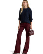 Stretch Cotton Chino Flare Pants