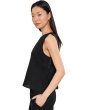 Organic Linen Round Neck Shell