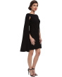 Structured Cape Sheath Dress