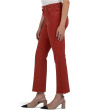 Kelsey High-Rise Ankle Flare With Raw Hem in Paprika