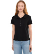 Short Sleeve Boxy Polo Tee