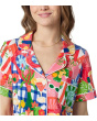Short Sleeve Shorty Cotton Knit Pajama Set
