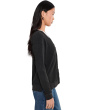 Long Sleeve Button Front Waffle Cardigan