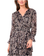 Long Sleeved V-Neck Maxi with Tiered Skirt