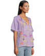 Ruffle Sleeve Field Blouse