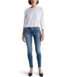 Farrah Mid Rise Skinny Ankle Jean In Adorn