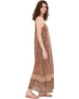 Coastal V-neck Maxi Dress