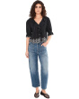 Ruffled Puff-Sleeve Top