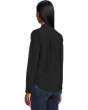 Long Sleeve Collared Zip Front Knit Shirt