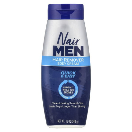 Nair, крем для тела для депиляции для мужчин, 340 г (12 унций)