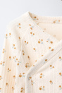 Zara КОМПЛЕКТ ИЗ ФУТБОЛКИ, ЛЕГГИНСОВ И КАПЮШОНА С ЦВЕТОЧНЫМ РИСУНКОМ КРЕМОВОГО цвета