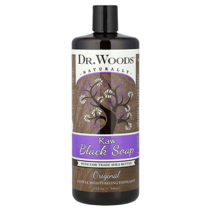 Dr. Woods, натуральное чёрное мыло, классическое, 946 мл