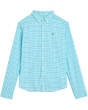 Tiki Torch Plaid Performance Cotton Shirt (Toddler/Little Kid/Big Kid)