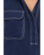 Half Placket with Two Front Pockets