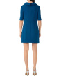 Drape Neck Straight Fit Dress