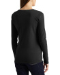 Cotton-Blend Long-Sleeve Top
